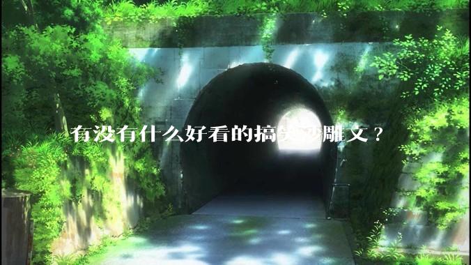 有没有什么好看的搞笑沙雕文?
